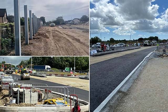 Construction is progressing on the Woolwell to The George project