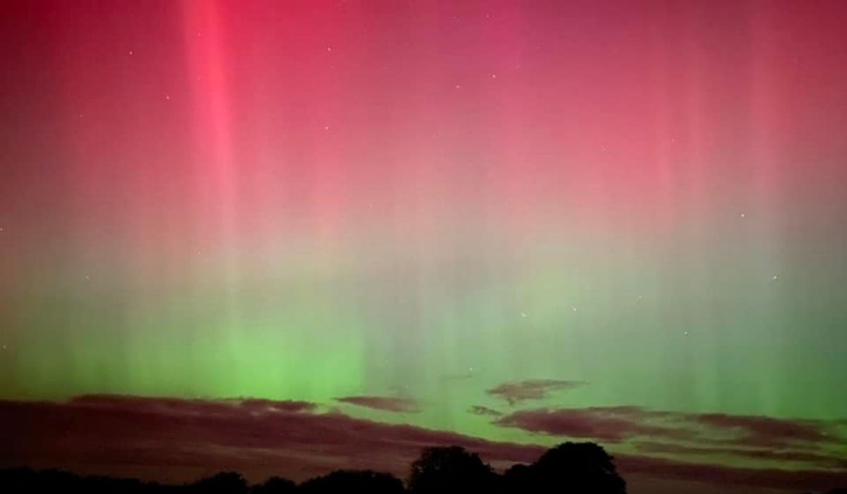 Aurora lights up Dartmoor in a storm of colours Photo 1 of 6