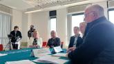 Cllr Paul Arnott and CEO Donna Manson adressed the media at Exeter Science Park today (25 Sept) Credit- Jamie Townsend