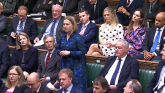 Ms Smith speaking at Prime Minister's Questions Credit- Rebecca Smith MP