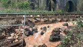 tarka line flood damage between crediton-exeter