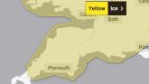 Yellow ice warning issued for Exeter as temperatures plunge below freezing