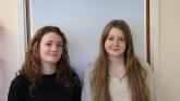 Andromeda Walker (L) and Alice Oldland (R) have secured offers from the Universities of Oxford and Cambridge (Image: Oke Post-16)