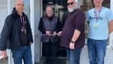 The official opening - Cllr. Chris Penberthy, Chris Coldrick- Path Chair of Trustees and Path MARS Accommodation Workers at the new property
