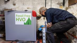 Using used cooking oil for heat