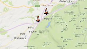 Breaking News: A30 Eastbound Closed Near Sourton Down