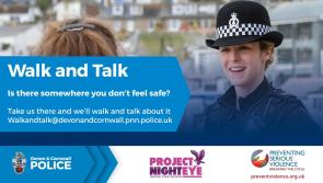 Devon and Cornwall Police launch 'Walk and Talk' campaign to enhance women's safety