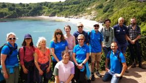 South West Coast Path volunteers receive the King’s Award for Voluntary Service