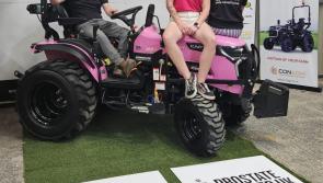 Conagri brings pink & black charity tractors to Devon County Show 2025