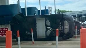 LIVE: Car flips onto side at Tamar Bridge toll booth causing delays