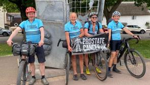 Devon cyclists take on epic coast-to-coast challenge for men’s cancer charity