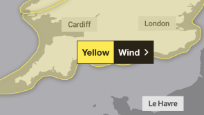 ALERT: Yellow weather warning issued for South West England