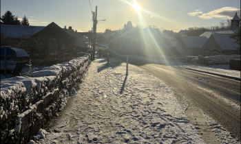 Princetown locals awoke to a snow-covered village Credit- Hollie Easterbrook