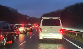 The A38 near Plymouth is facing severe westbound congestion (Image: Ella Sampson)