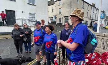 Royal British Legion supporters battle wind, rain and Dartmoor terrain before triumphant Ivybridge finish