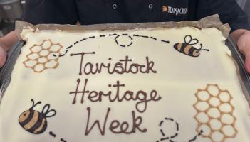 Tavistock Heritage Week Giant Flapjack Credit: Flapjackery