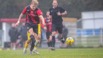Ben Fowles takes a shot for the Lambs Credit - Dave Crawford
