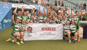 Devon RFU Women's following their victory at Twickenham Credit- Devon RFU Facebook