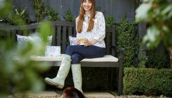 Winner Sophie Newman in her garden Credit- SNG