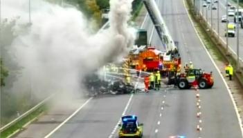 LIVE: Lorry fire closes M5 near Exeter
