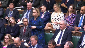 Ms Smith speaking at Prime Minister's Questions Credit- Rebecca Smith MP