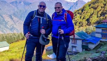 Devon duo take on Himalayan Challenge to raise funds for Westbank Community Health and Care