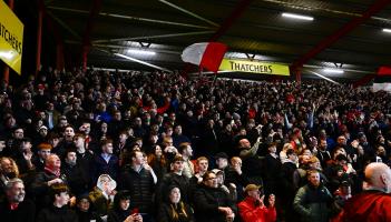 Great night for Exeter City. Pic from PPAUK