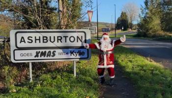 Ashburton traders recreate Kylie Minogue dance in festive Dartmoor community film