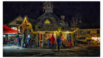 Magical evening of shopping in Chagford