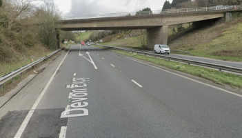 Delays between the A384 Dartbridge Junction and the B3352 at Ashburton Image- Google Maps