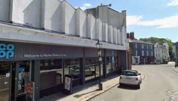 The Co-op in Market Street, Tavistock before the fire in June Image- Google Maps