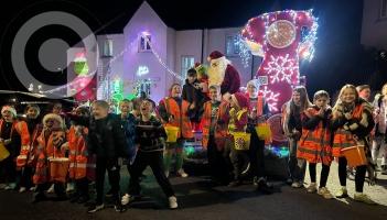 The festive visit brought together volunteers, families and local groups Image- Okehampton District Round Table