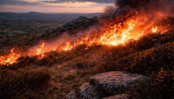 Dartmoor fires spark urgent warning from Police and Fire Crews (Image- Okehampton Police Facebook)