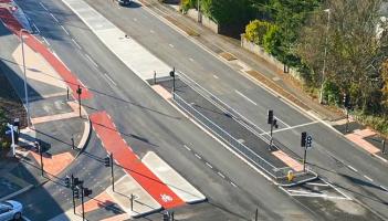 Drivers travelling between Woolwell and the George Junction will see traffic management and lane changes (Image- PCC)