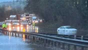 Severe flooding hits Devon as Storm Chandra leaves roads impassable