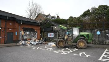 Enquiries are ongoing following a late-night ram-raid at Glen Road Co-op near Plympton (Image- D&C Police)