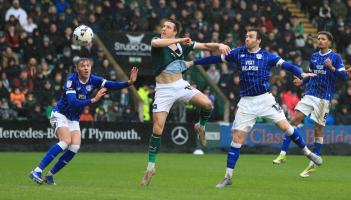 Plymouth Argyle thrash Cardiff. Pic from PPAUK