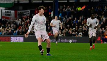 Tegan Finn scores for Plymouth Argyle. Pic from PPAUK