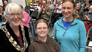 (L-R) Cllr Sheila Brooke, Willow and Dani Monahan (Image: BTTC)