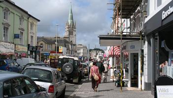 Newton Abbot town centre, pictured 2008 (Image: Martin Bodman)