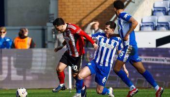 Exeter City defeat at Wigan. Pic from PPAUK