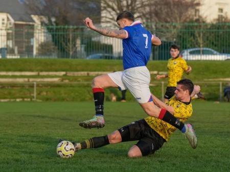 True Blues v Paignton Saints. Pic from Plymouth True Blues