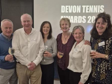 Celebrations at Devon Tennis Awards