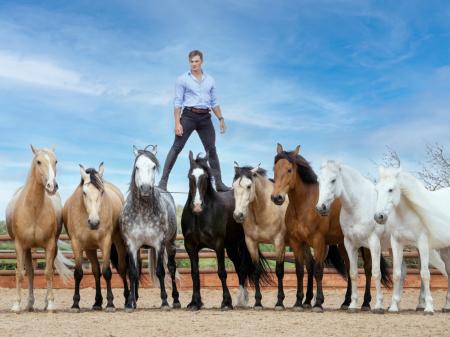 Ben Atkinson and his  Action Horses