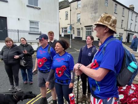 Royal British Legion supporters battle wind, rain and Dartmoor terrain before triumphant Ivybridge finish