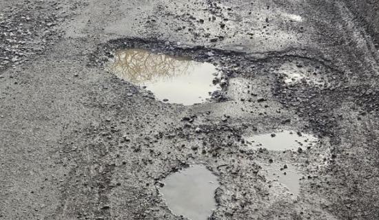 Record rain and storms leave Devon roads riddled with potholes