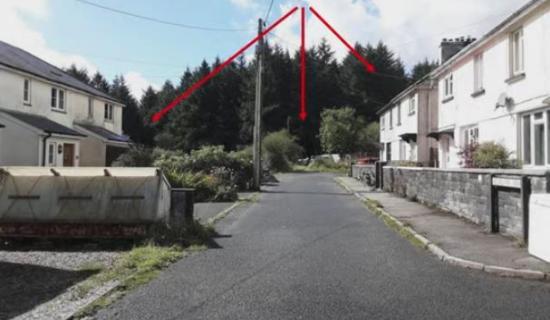  The site planned for homes at Moorland View Princetown Image- Dartmoor National Park Authority