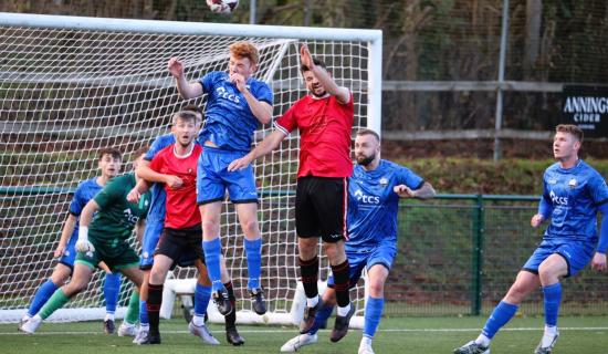 Paignton Saints v East Allington. Pic from Dave Roach