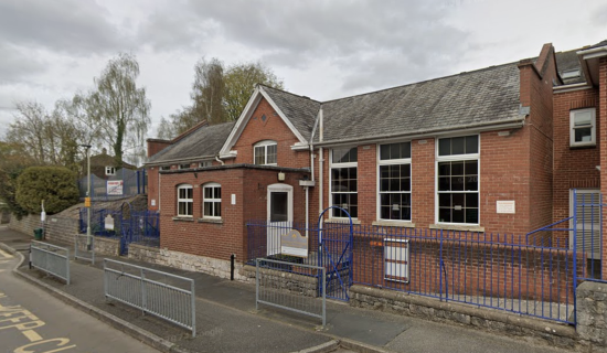 Should the plans go ahead it would replace the town's current primary school (pictured) Image- Google Maps
