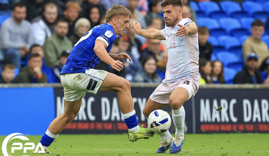 Argyle take on League One leaders Cardiff City in a 12.30pm kick-off at Home Park (Image: PPAUK)